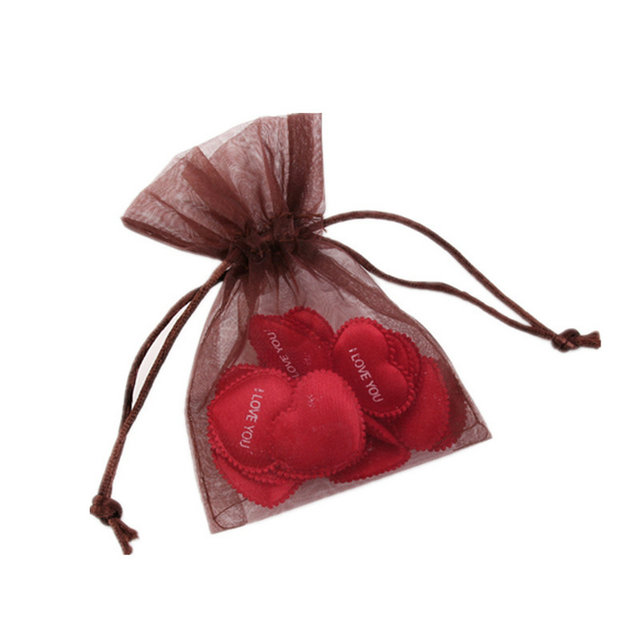 colorful organza gift bags
