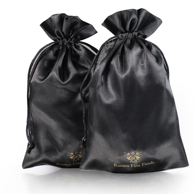 New design silk satin jewelry bag with logo Satin Bag