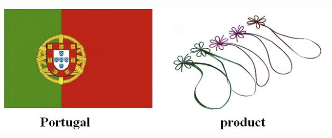 Portugal| Elastic stretch loop with bow| elastic loop bows| elastic bow| yongjiaxin