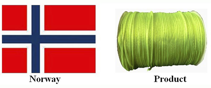 Norway| satin cord| Chinese cord| China cord factory| rattail cord| yongjiaxin