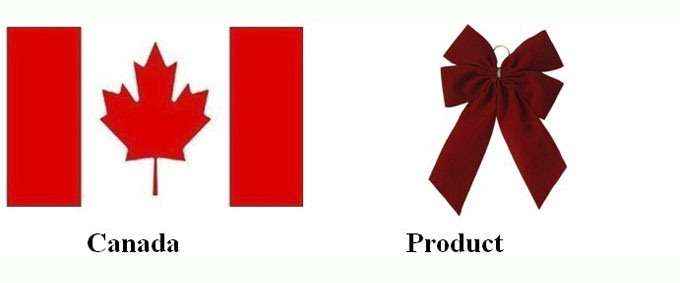 Canada| satin ribbon| ribbon bow| ribbon| bow| yongjiaxin