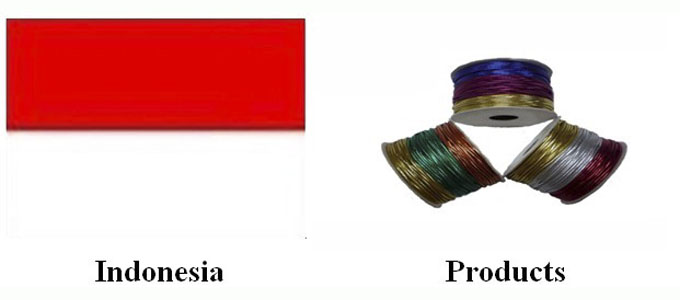 Indonesia| cord| ropes| metallic cord| metallic yarn| yongjiaxin
