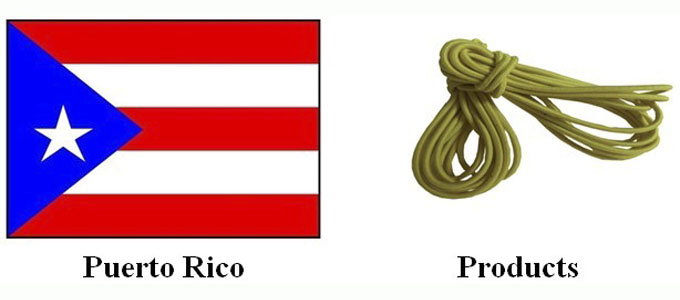 Puero Rico| cord| elastic cord| ropes| yellow| yongjiaxin
