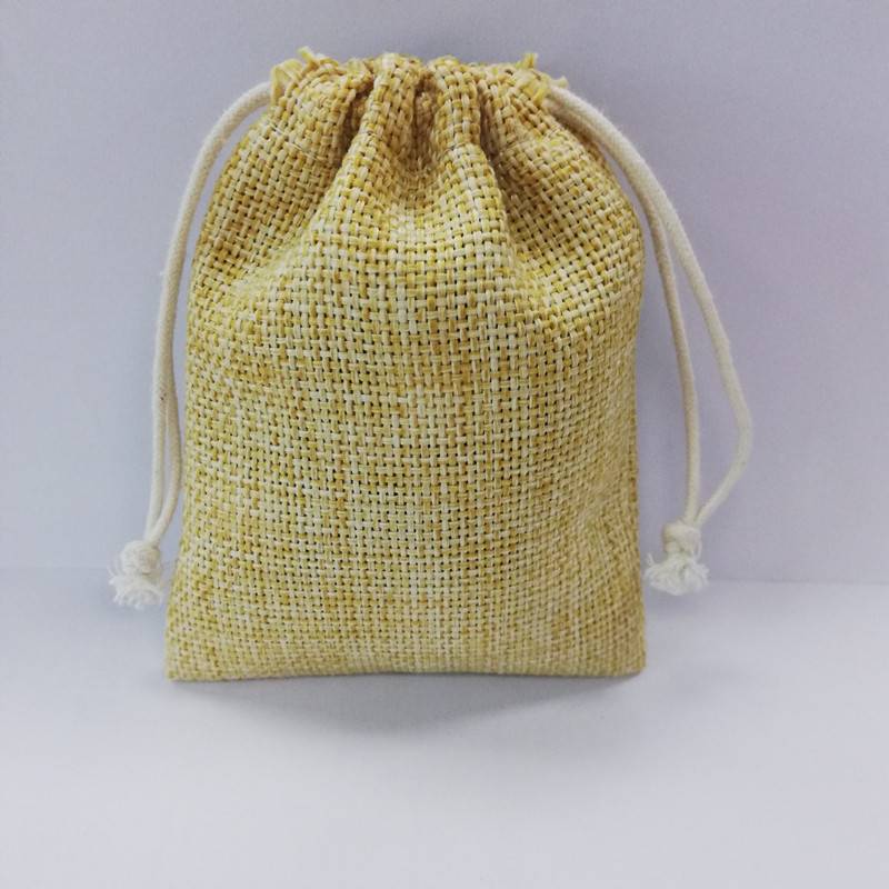 High Quality Custom Wholesale Linen Bags Mini Drawstring