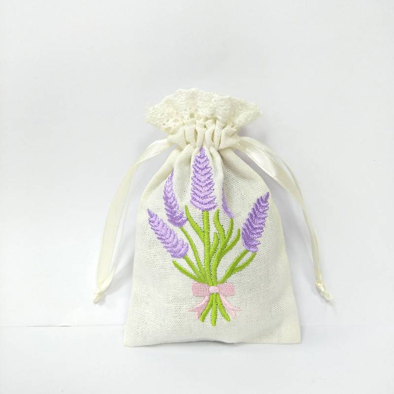 Pure jute drawstring gift pouch