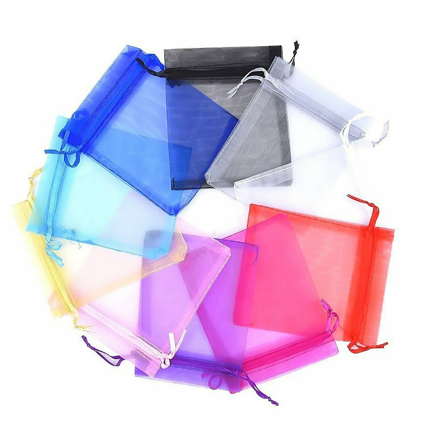 ORGANZA BAGS 7x9cm Wedding Party Favour Gift Candy Jewellery Pouch Bags