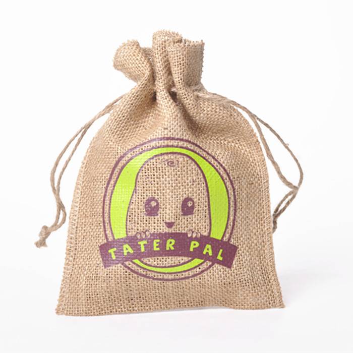 Professioanl Manufacturer Recycled Large Hessian Bags With Drawstring