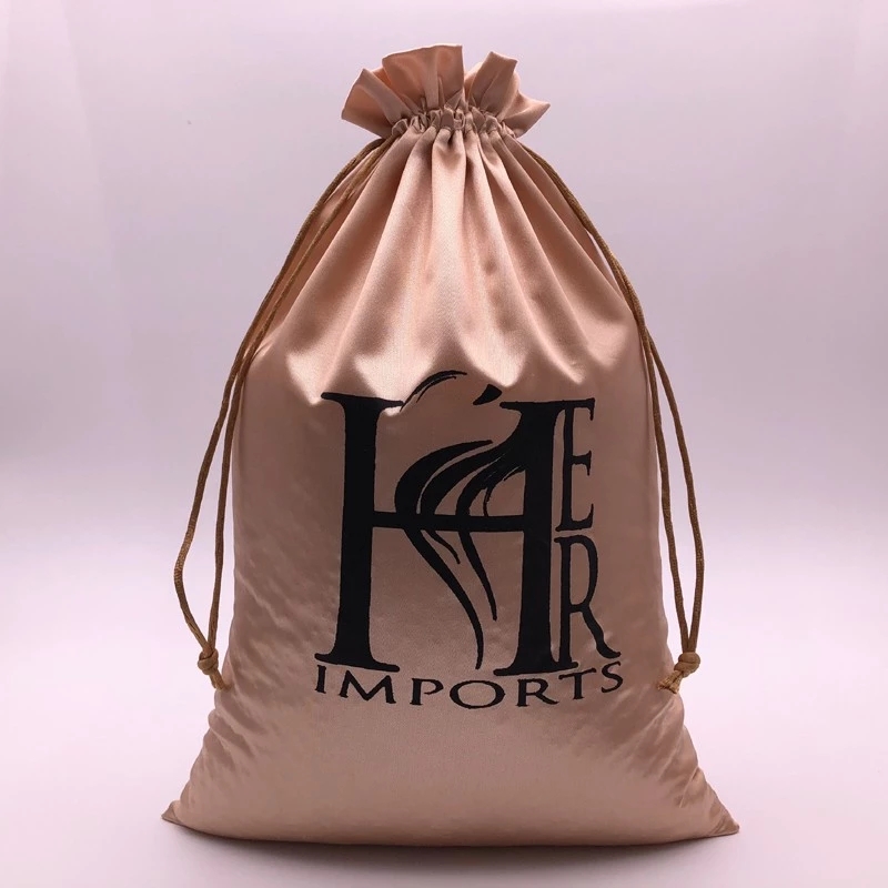 Custom Beauty Satin gift Bag With Drawstring Bag