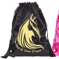 Top selling product satin packing bag with customized logo