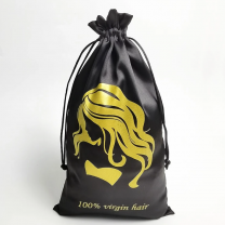 With Customized Logo Satin Gift Bag for shoes/hair/gift package