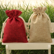mini jute jewelry pouch jute bag wholesale