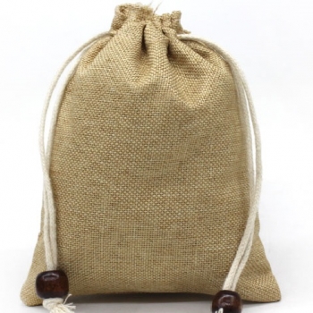 Jewelry Gift Drawstring Bags Wedding favor linen pouch