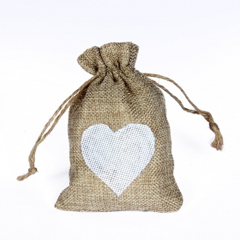 Suede Recyclable Jute Linen Drawstring Jewelry Gift Cotten Bag