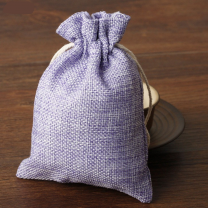 Colored Jute Drawstring Burlap Bag pouch Wholesale
