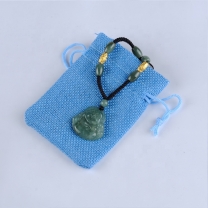 Custom natural burlap gift sack bags small drawstring sacks jute pouch