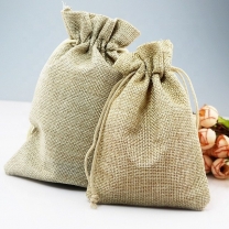 Stylish Natural Raw Jute Pouch bag
