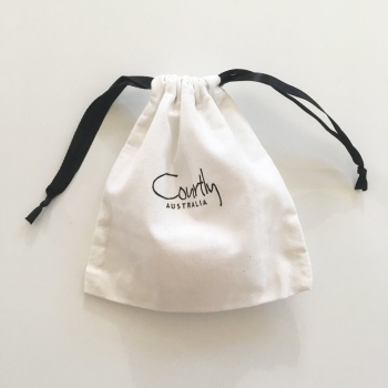 Customized gift cotton pouches drawstring wedding small bags