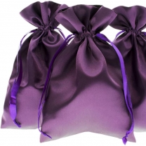 wholesael best price satin bag with custom logo