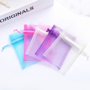 Small Organza Bags Wedding Party Favor Gift Bag Bracelet Necklace Jewelry Packaging Bags