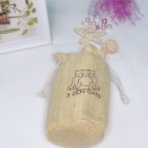 Custom printed jute burlap rice bag for sale